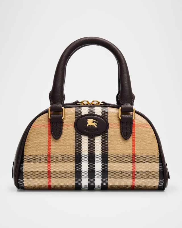 Highlands Mini Check Bowling Crossbody Bag